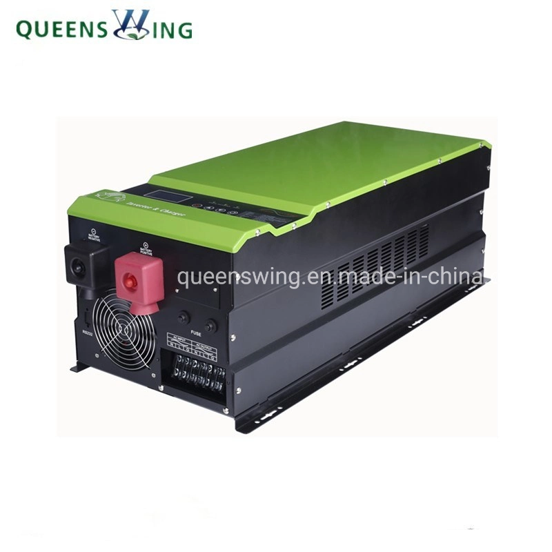 96V 10kw UPS en línea de baja frecuencia con pantalla LCD Onda senoidal pura Inversor de potencia (QW-S12K96)