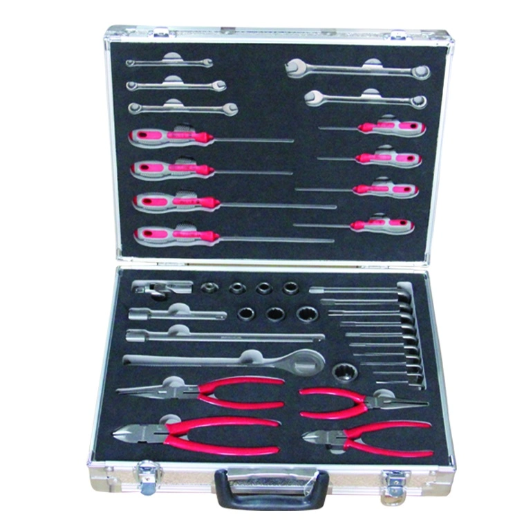 Titanium Hand Tool Set 39PCS Allen Key Pliers Screwdriver Socket Tools Kit Anti-Magnetic Tools