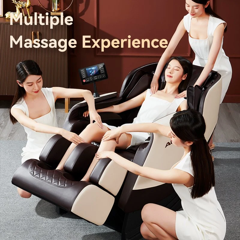 Massaggi de alta calidad Sedia SL vía cuerpo gravedad cero el asiento masajeador 2022 Electrónica Best-Selling sillón de masaje 3D 2022.