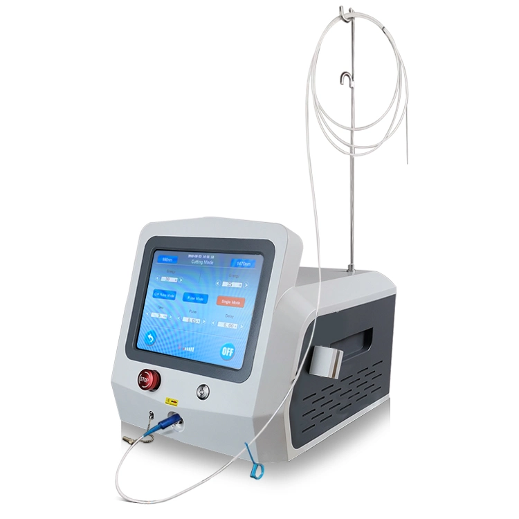 Tragbare interne externe Hämorrhoiden Behandlung Proktologie 1470nm chirurgische Diode Laser