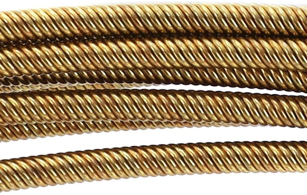 3.2mm 3.8mm Full Spring Steel Wire Fish Tape Golden Silver Spiral Steel Reusable Cable Pulling Cable Puller