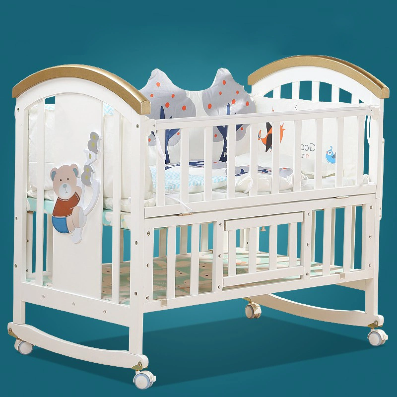High quality/High cost performance  Hot Sale Wooden Swing Baby Bed Cradle for Newborn Kids
