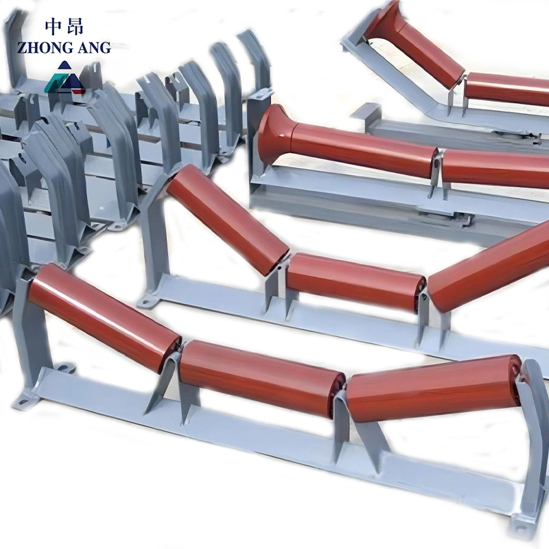 Conveyor Frame, Conveyor Support, and Rollers. Belt Conveyor Systems Are Used in Industrial and Agricultural Sectors.