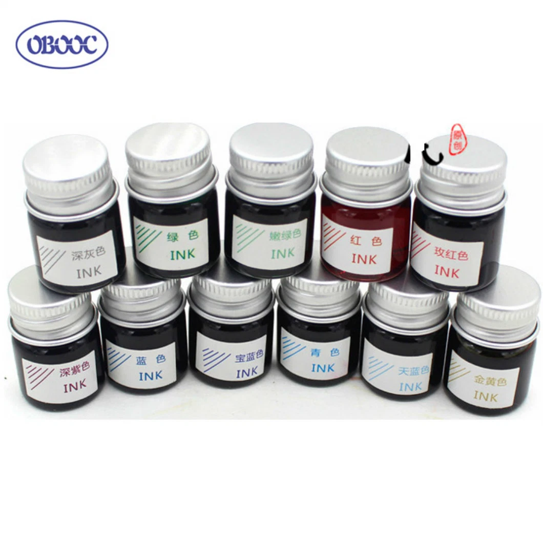 24 Colors Refill Fountain Pen Ink in 30ml