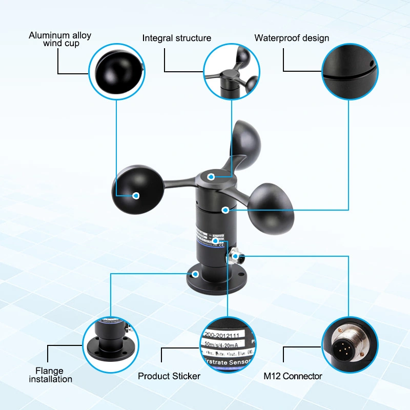 FST200-201A Wind Generator Digital Cup Anemometer Wind Speed Measuring Device Sensor Meter