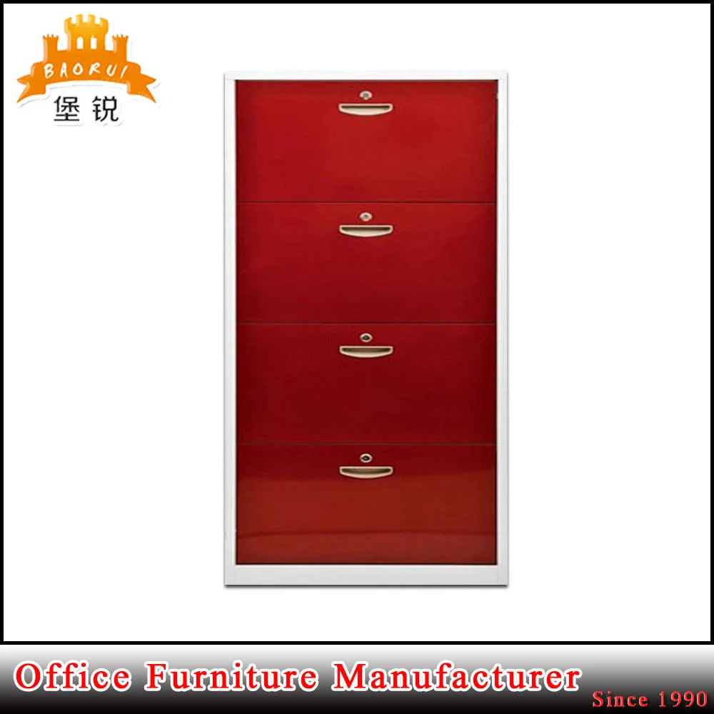 Jas-036b Low Price Style Furniture Customized Steel Lockable Shoe Cabinet