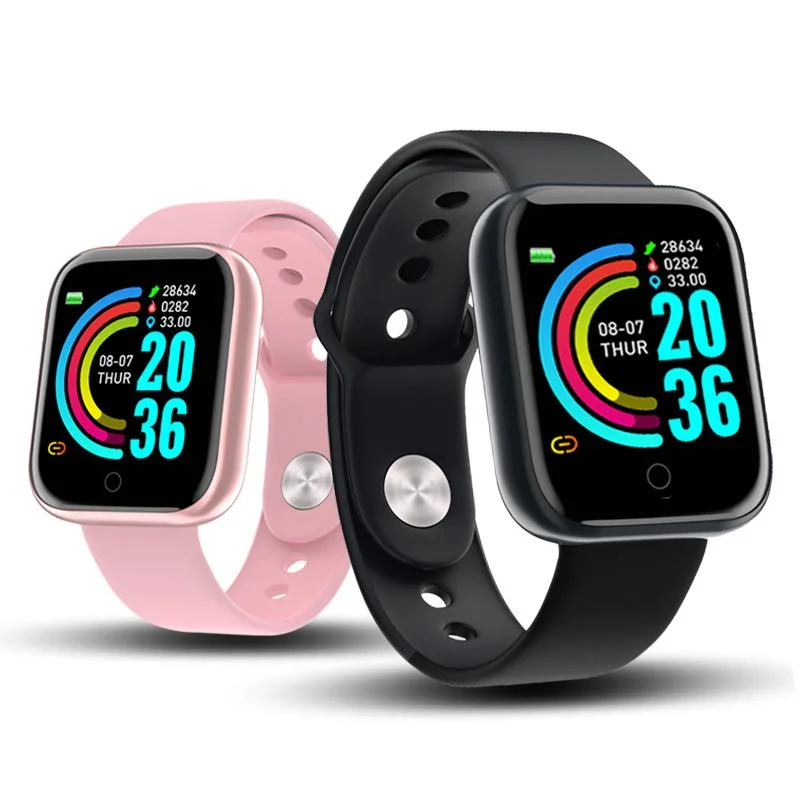 Estilo resistente al agua caliente de varios colores Smartwatch Gimnasio desgaste Bluetooth Reloj inteligente Don Ver D20