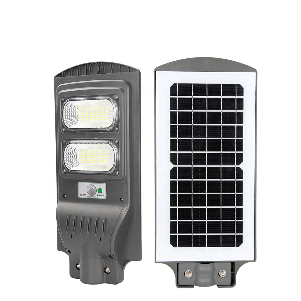 Ampara Focos Exterior LED Solar Solares Pará Alumínio exterior 60W 90W 120W Luz da Coluna Solar