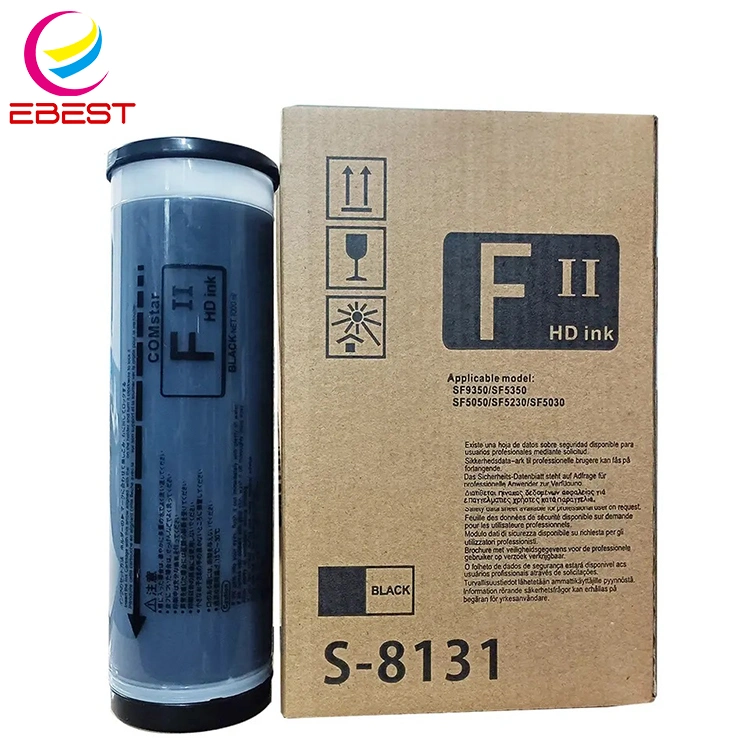 Ebest Compatible for Riso Sf 5130 5450 5030 9350 S8113 for Risograph Ink Factory Fii F Type Ink S-8113 U Ua E F Duplicator Ink