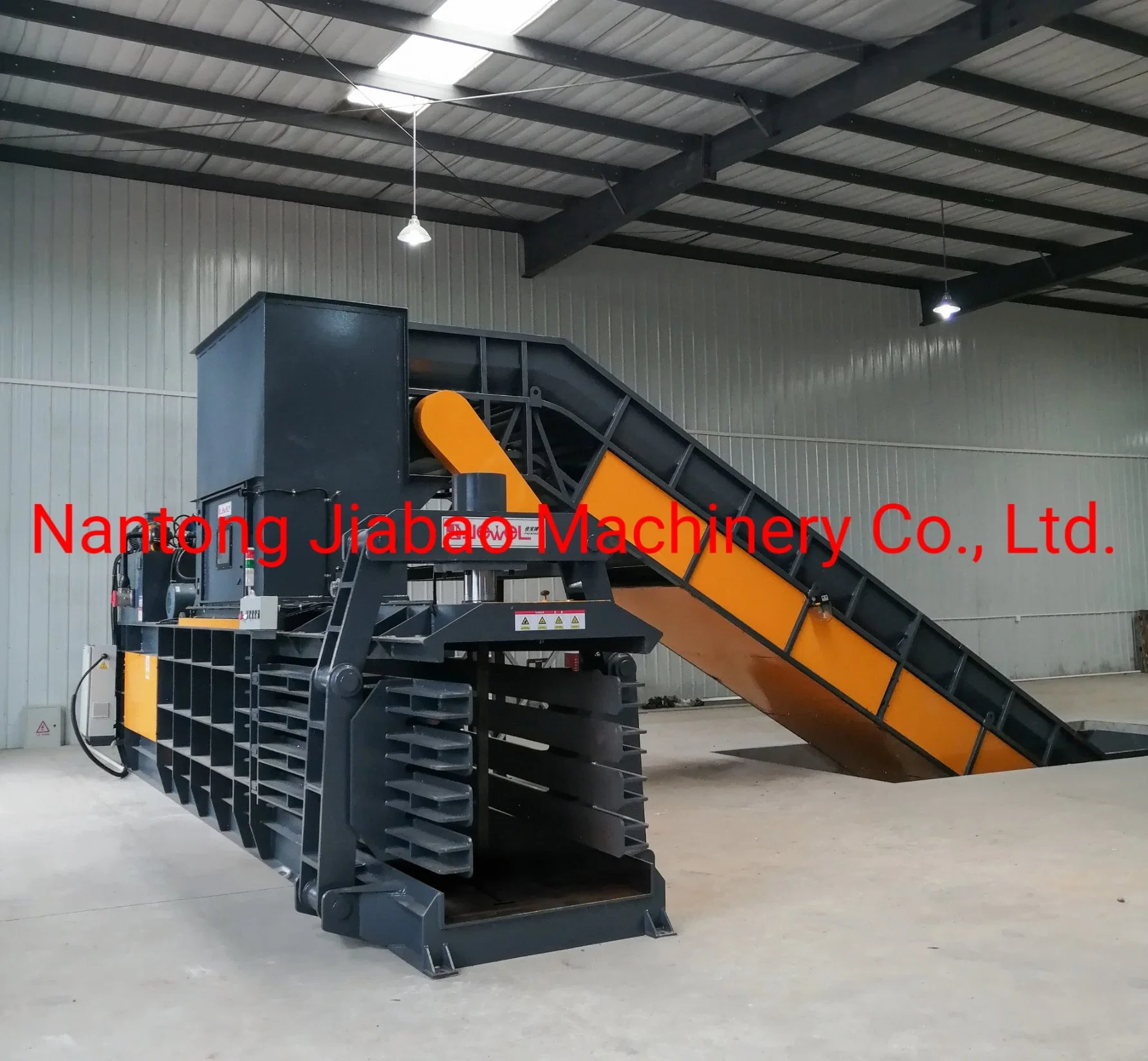 Factory Supply Hydraulic Horizontal Cardboard / Occ / Plastic / Agricultural Semi-Automatic Compress Baler Machine with CE Certificate