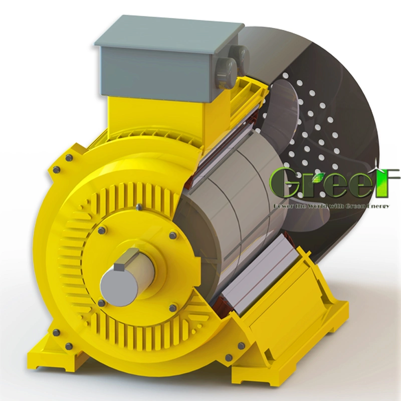 2kW 3phase AC 240V bürstenloser elektrischer Permanent Magnet Generator Lichtmaschine