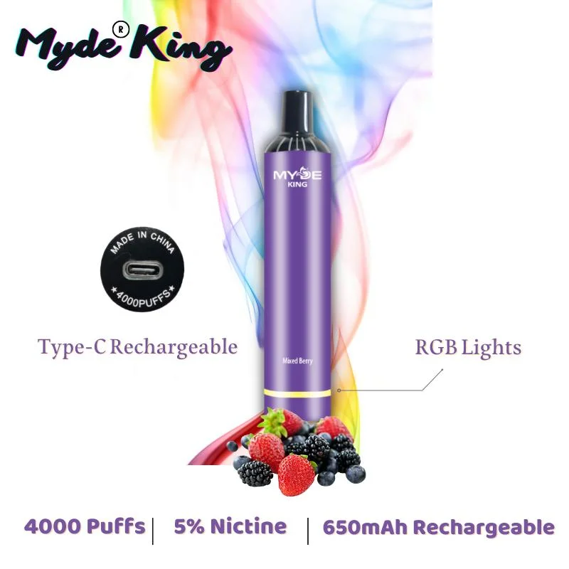 سعر الجملة 10ml 4000puffs قلم القلم جهاز قابل للاستخدام من القردة القرد سقسارة إلكترونية من قلم القرد ناعم المذاق