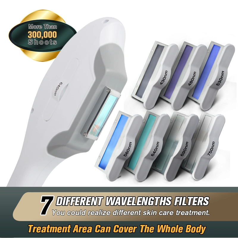 5 em 1 Multifunctional Opt IPL Laser Hair Removal 532 nm 1064 nm 1320 nm ND YAG pigmentação a laser Remoção do decalque pele de RF Máquina a laser de rejuvenescimento