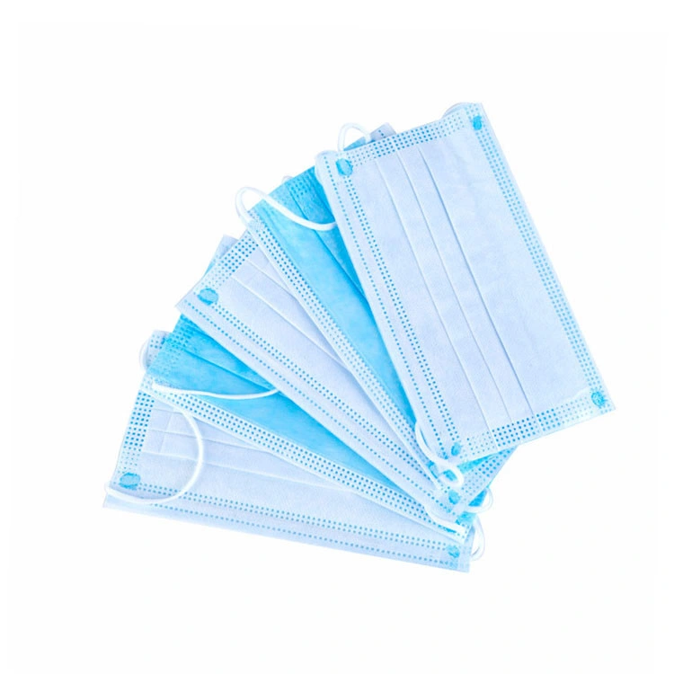 Protective Disposable Blue Face Mask with High Bfe