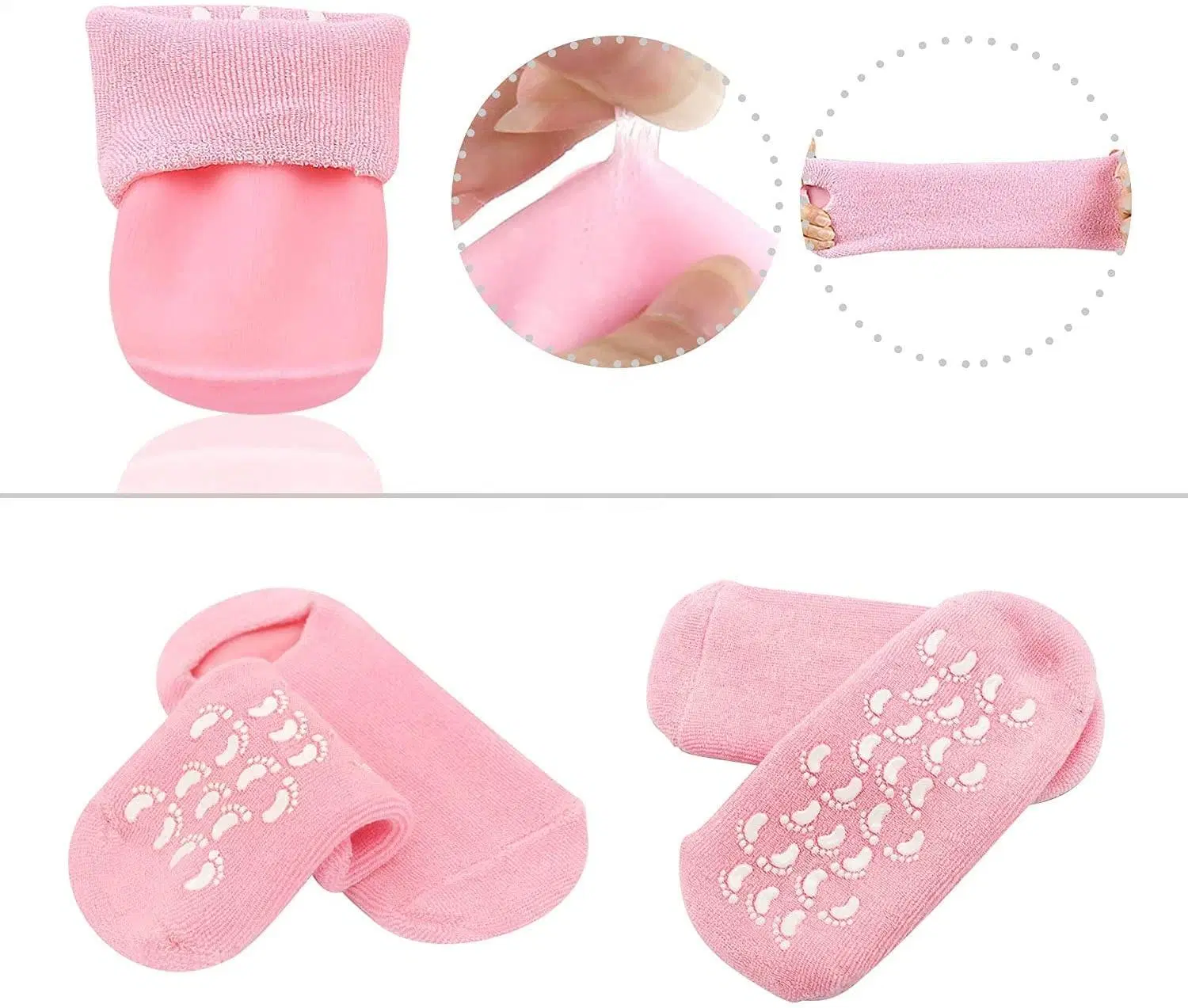 Moisturizing Socks Gloves for Repairing Softening Foot and Hand SPA Gel Gloves Dry Cracked