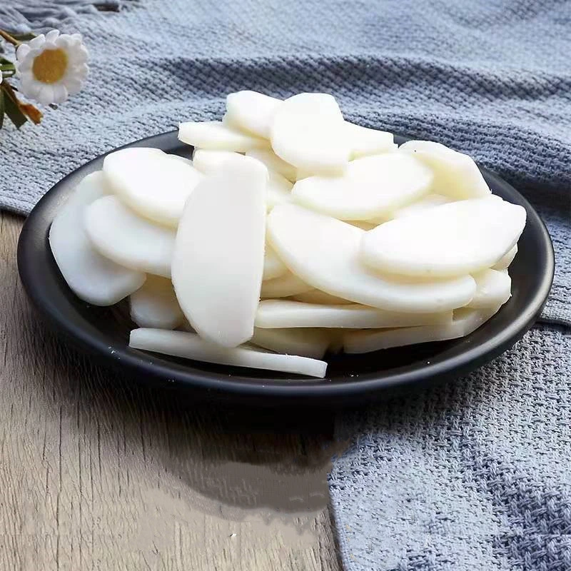 Delicious Southern Chinese Dried Rice Cake Grain Snacks Ronghe Brand White