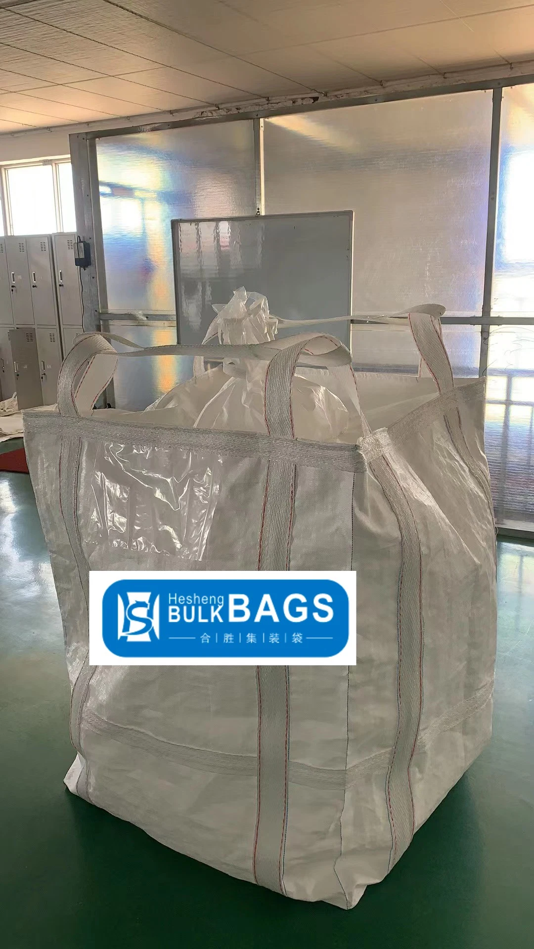 Hesheng Container FIBC Big Bulk Packing Ton Bag for Sand Construction