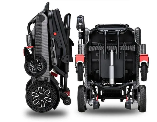 New Portable Easy Folding Aluminum Alloy Power Electric Wheelchair