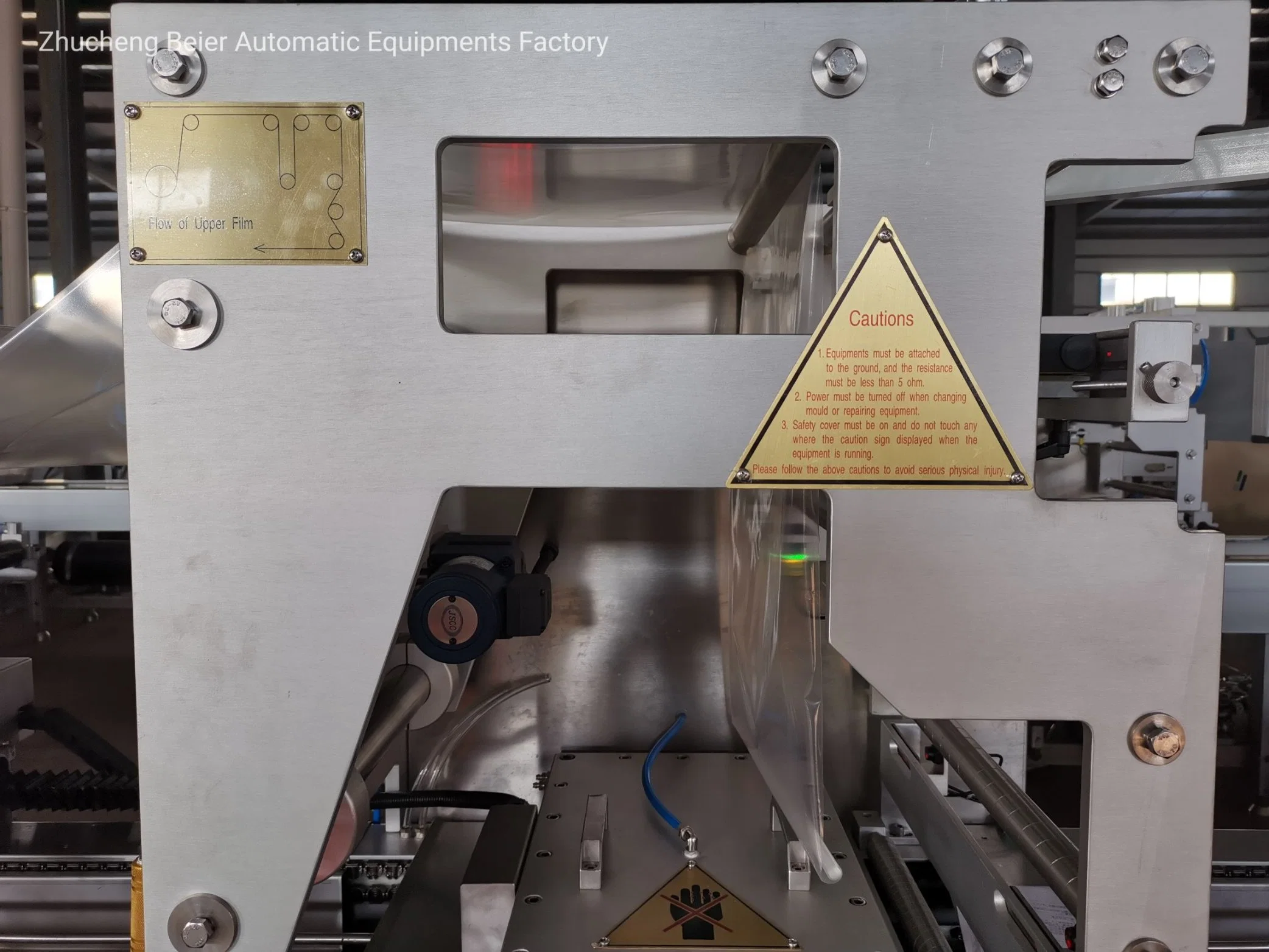 Máquina de embalagem de termoformação totalmente automática para legumes de fruta de carne de alimentos Noodle peixe