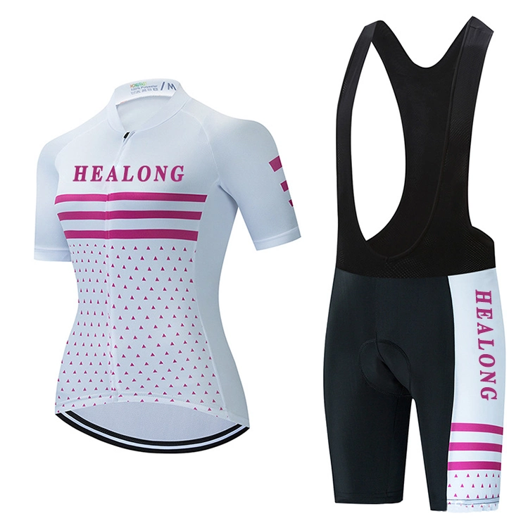 Großhandel Custom Radfahren Uniform Straße Mountainbike Jersey Atmungsaktive Frauen Radsportbekleidung
