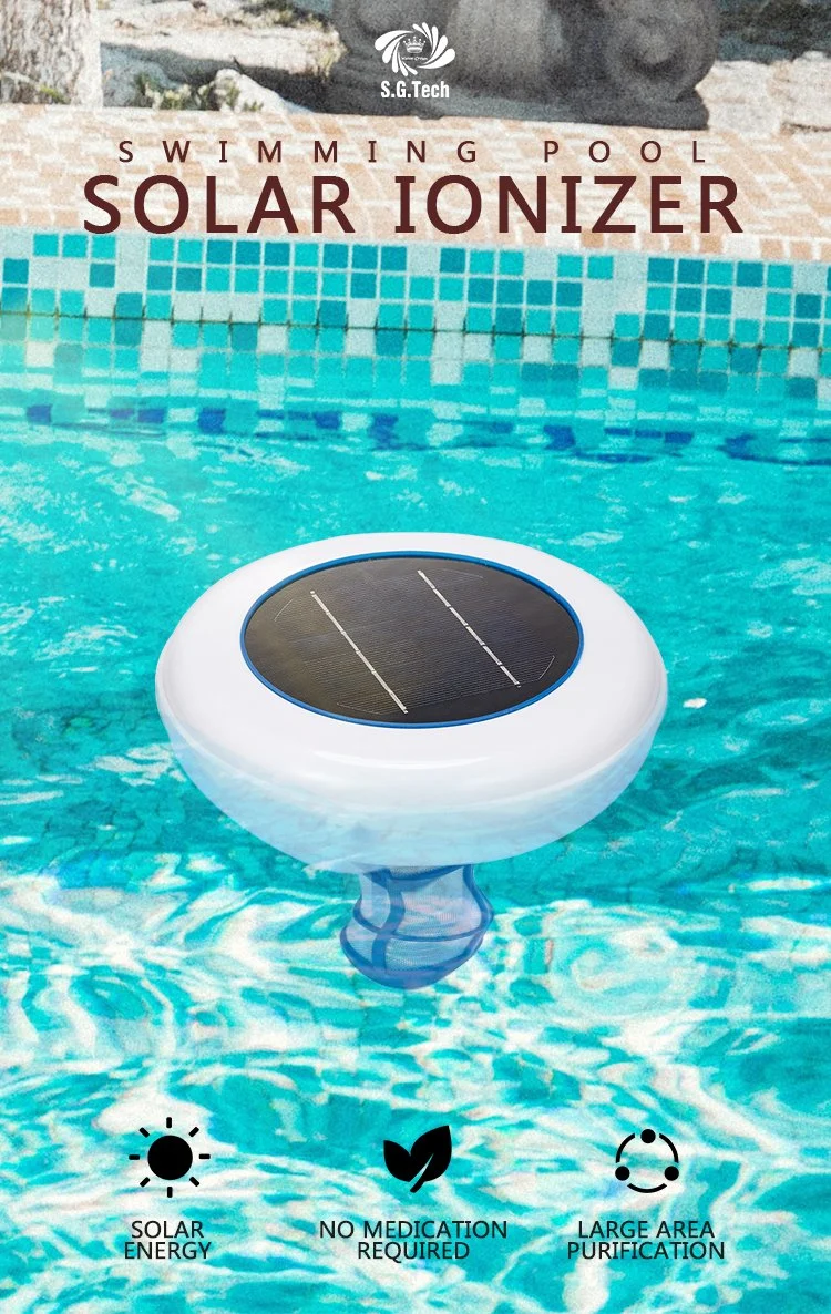 Manufacturer Price Swimming Pool Solar Ionizer with 45000 Gal Pool Floating Purifier Equipment Water Solar Ionizer