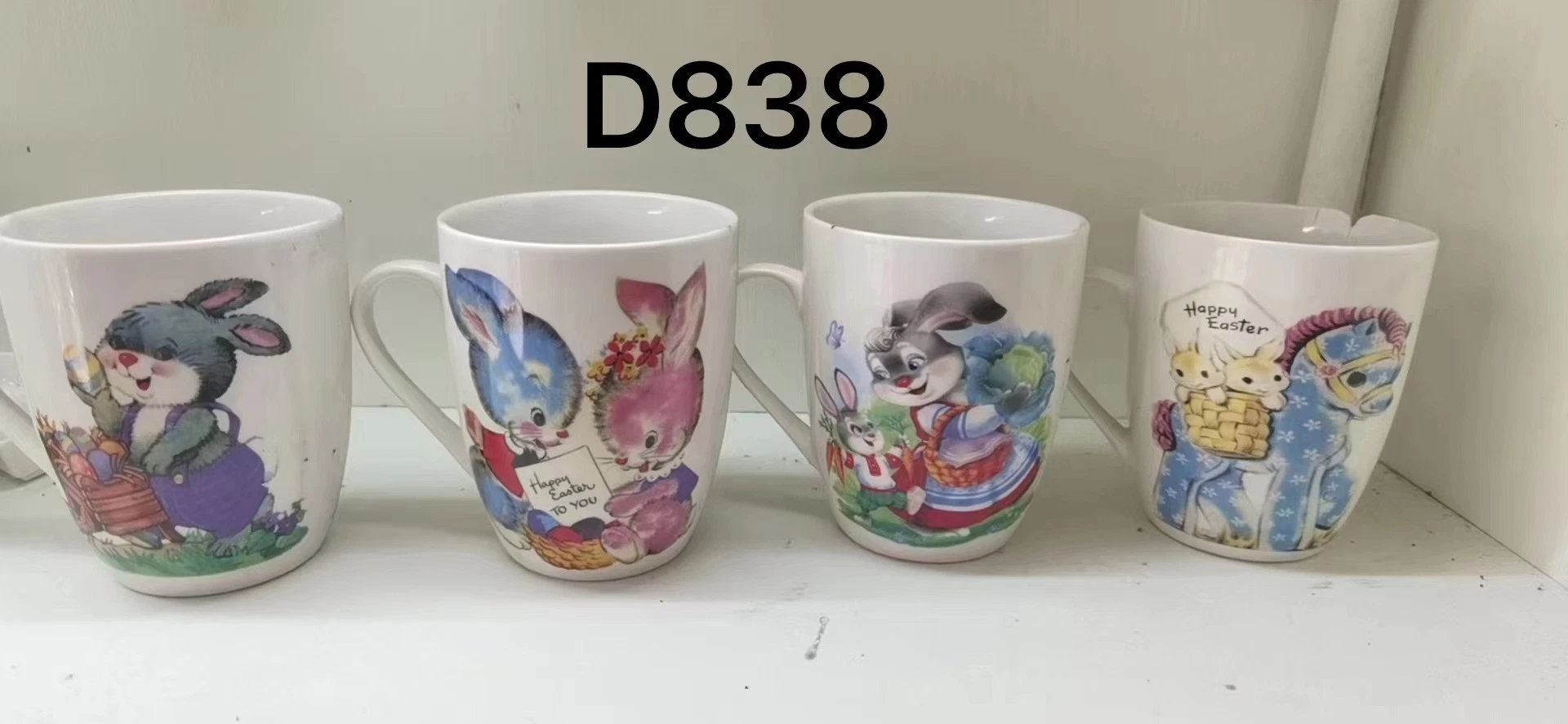 Promotional Printed Cute Animal Cofffee Tea Cup Ceramic Drinking Mugs