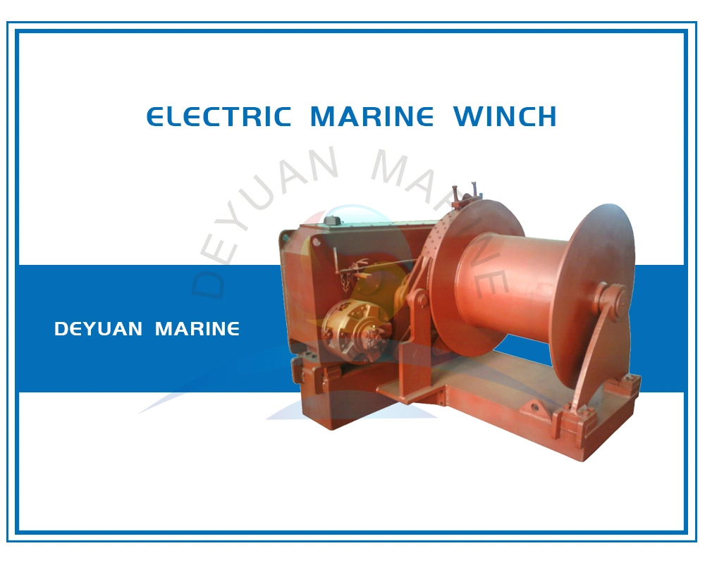 Marine Electric Deck Mooring Winch with Multi Drum