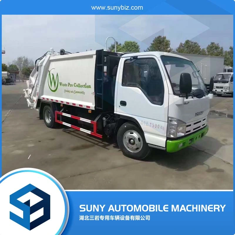 Factory Sale Isuzu 700p 4*2 8-10cbm&#160; Compactor Garbage Truck