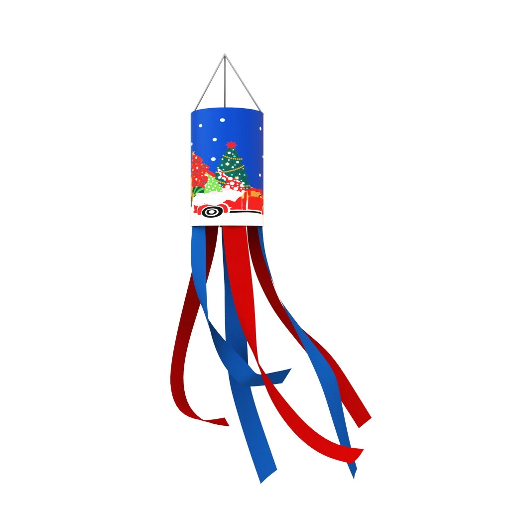 Weihnachten Wind Pipe Flagge Patio Garten Outdoor-Dekorationen Wind Chimes