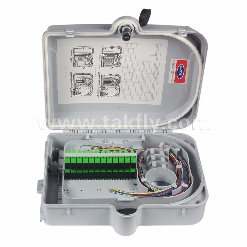 24 Cores Outdoor FTTH Fiber Optic Terminal Box with Good Quality