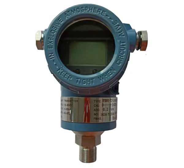 Digital Vacuum Pressure Transmitter H20 Water Pressure Sensor 4-20mA Output Hart