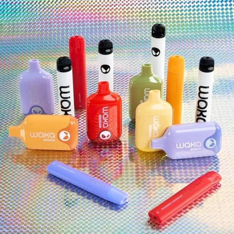 100% Original Waka Smash 6000 Puffs 12ml Vape Liquid 500mAh Battery Pod Rechargeable Disposable Ecigarette Wholesale