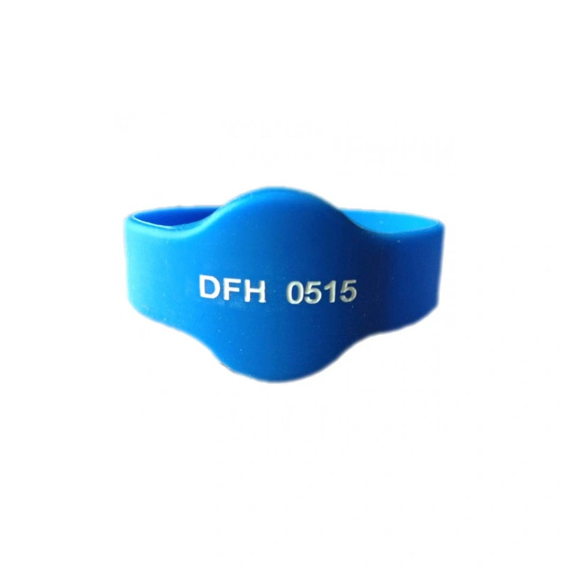 Long Read Range UHF RFID Silicone Wristband for Hospital Use