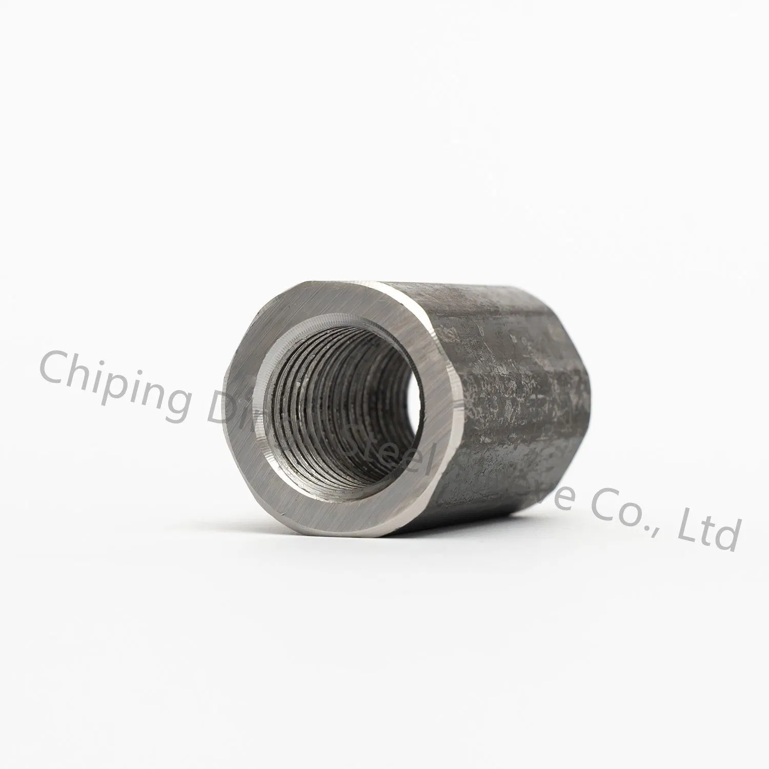 13-35mm Carbon Steel Straight Parallel Hexagonal Thread Rebar Coupler China Rebar Connectors Supplier