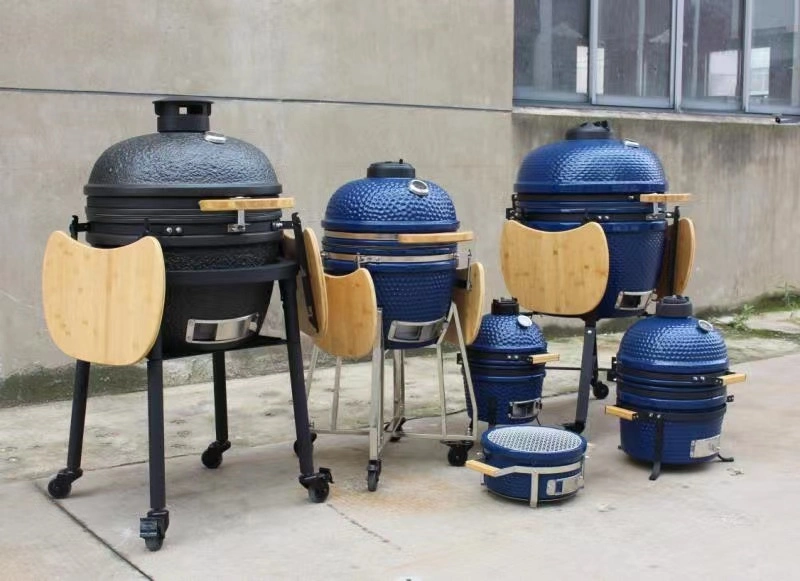 BBQ Grill13"15"18"21"24"Professional Manufacturer Ceramic Kamado Charcoal Grills Outdoor Kitchen