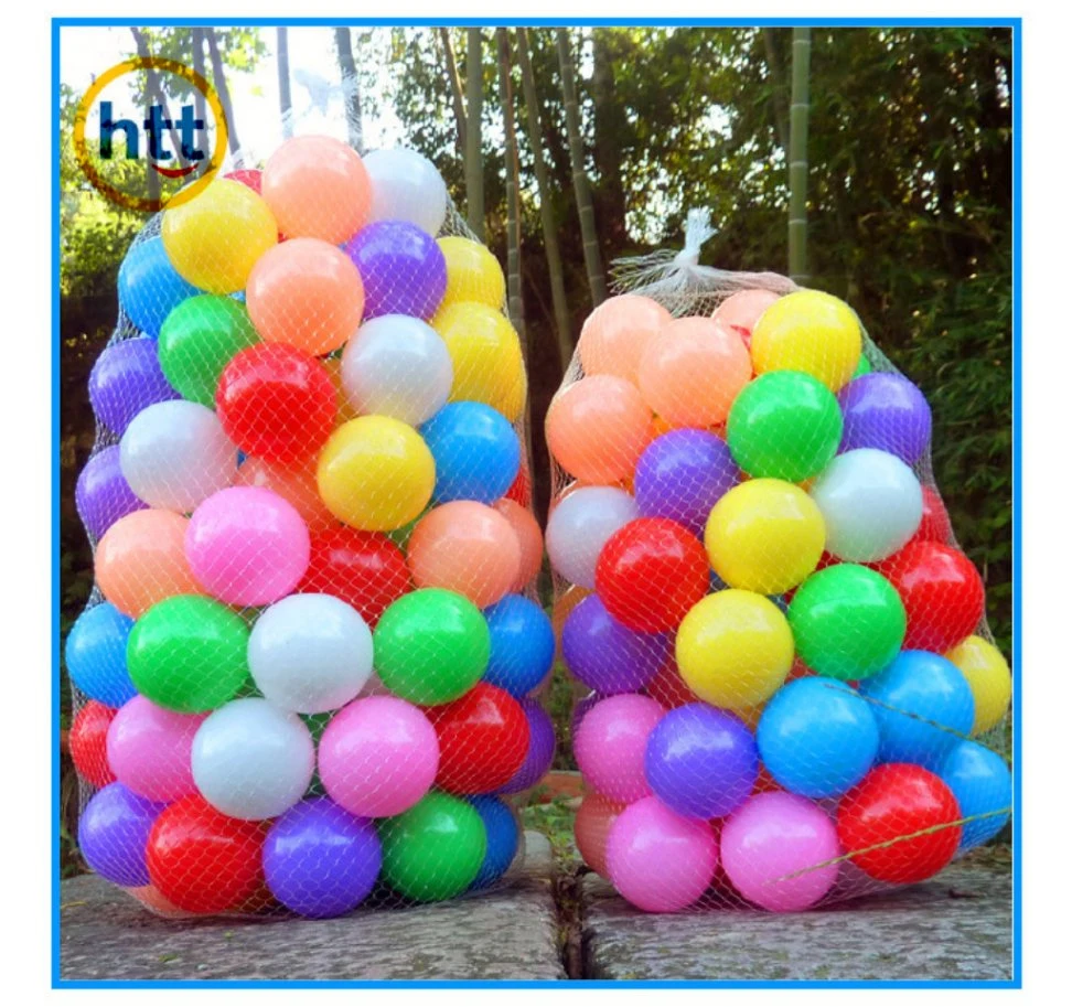 Htttoys Kids tente jouet de la piscine de 7cm billes en plastique souple colorée de l'océan Pit Ball