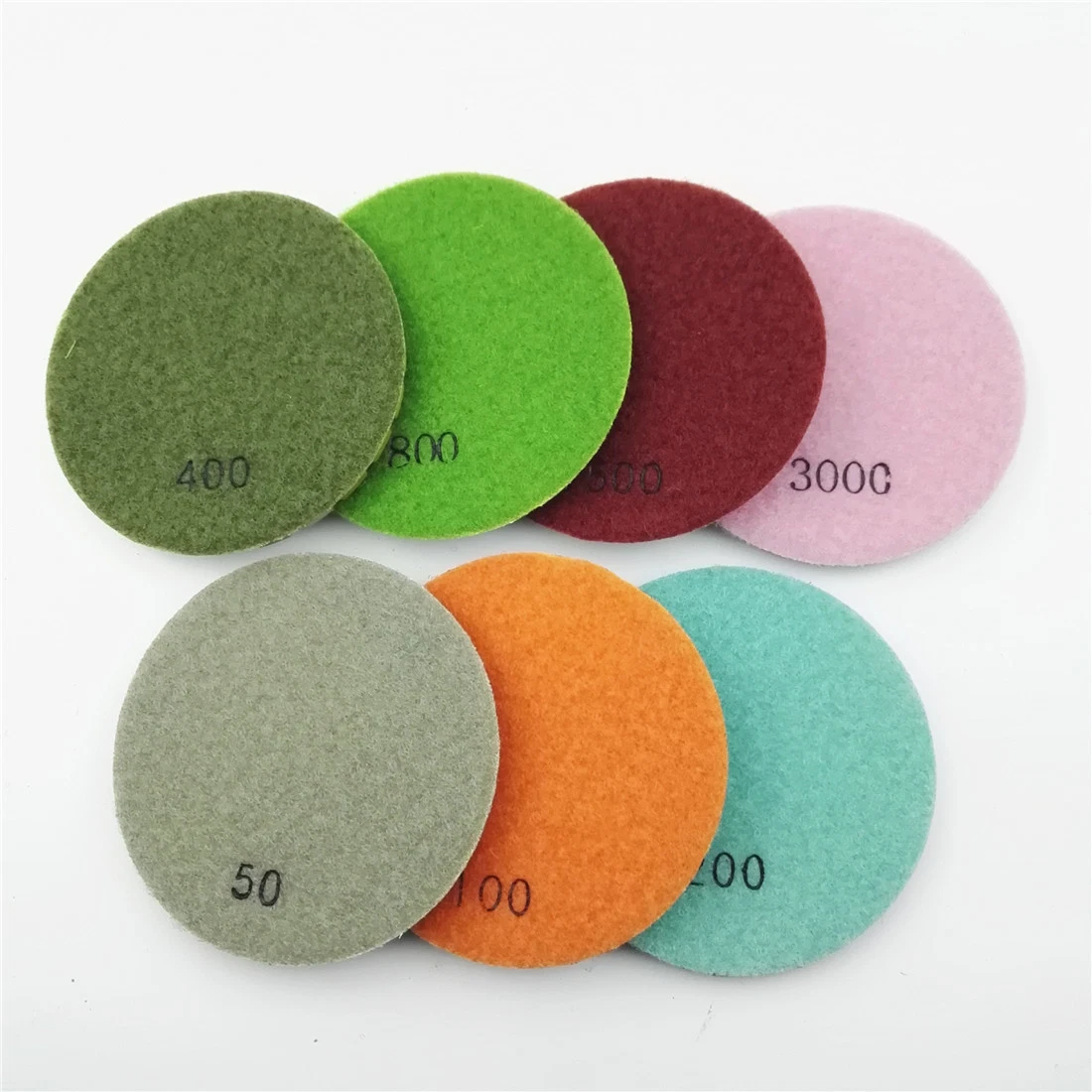 4'' 9mm Thickness Concrete Diamond Polishing Pads Polishing Tools for Granite