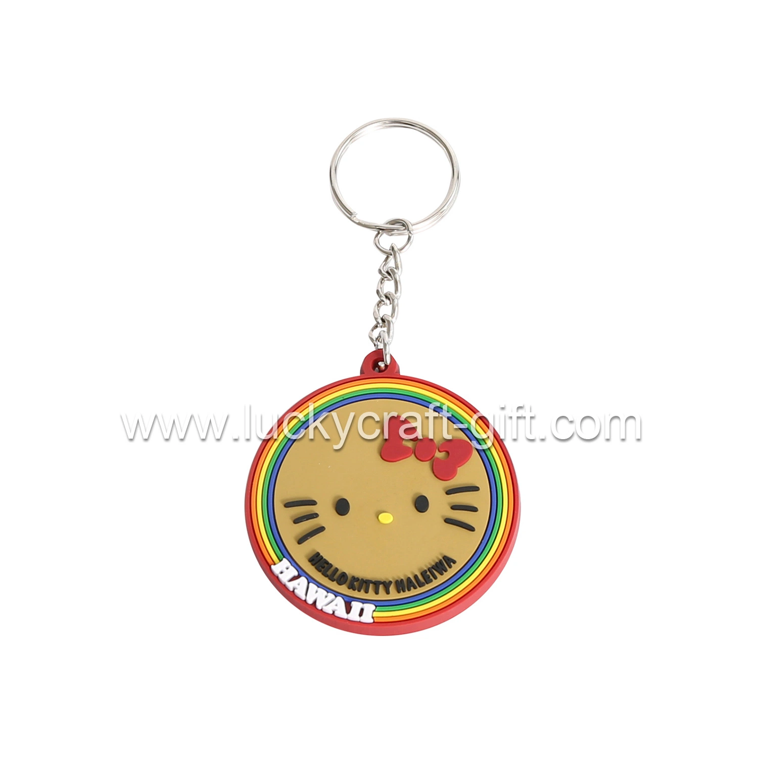 Promotional Gifts Custom Cheap 3D Cute Soft PVC Key Rings Manufacturers in China