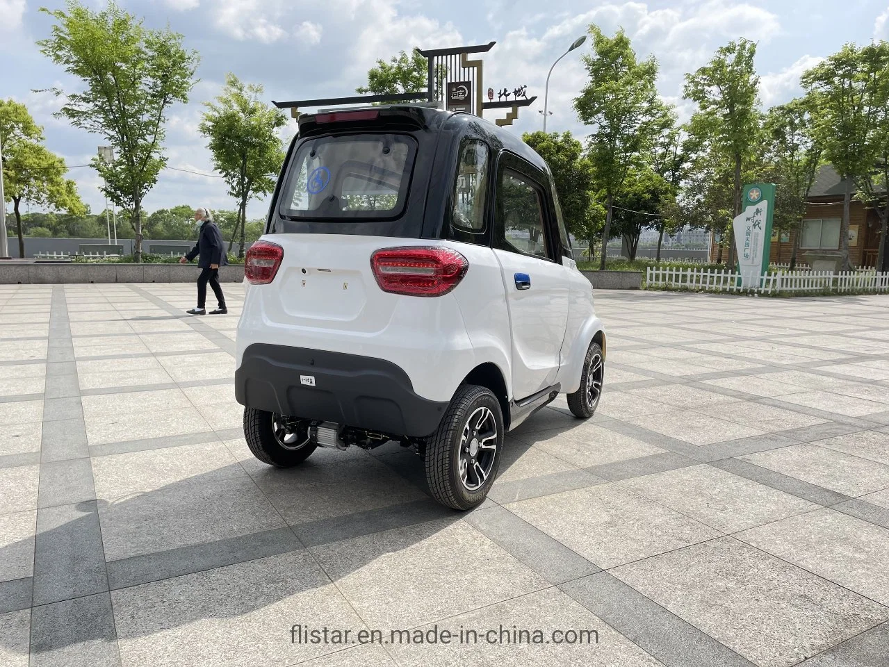 CE 1200W Voiture électrique pour passagers Scooter électrique 2 places / Véhicule électrique Min Voiture électrique Scooter de mobilité