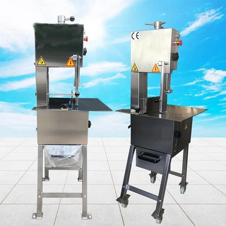Industrial Commercial Table Electric Fish Pork Cow Beef Frozen Meat Steak Bone Band Saw Cutter Cutting Machine