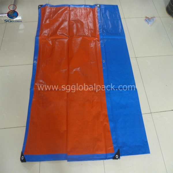 Grs SGS Certified Factory 40FT Containers Heavy Duty Waterproof Roofing Cover PE Coated Tarpaulin