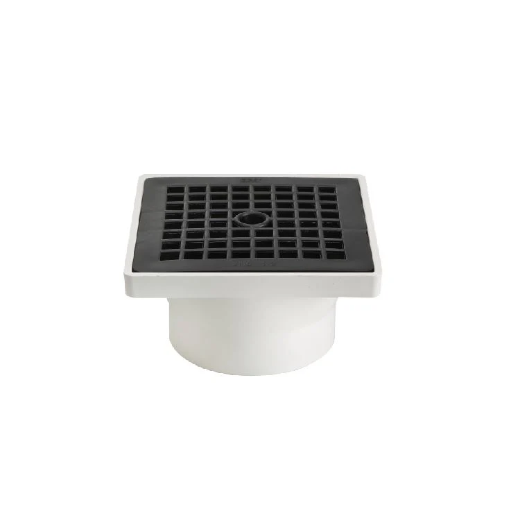 Era Top Quality Plastic Drainage Fittings Square Floor Drains PVC Floor Drain for Drainage