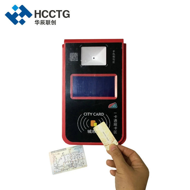 Qr Code RFID NFC Card Reader GPS Bus Ticketing Validator Vending Conductor Machine P18-L2