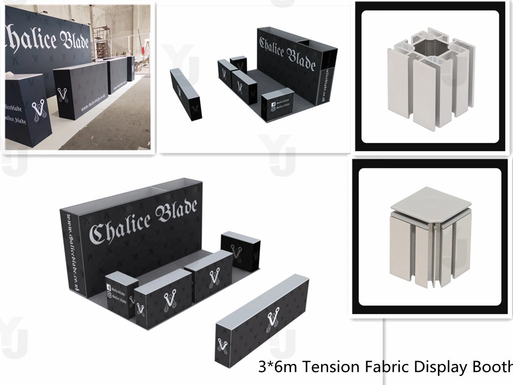 Aluminium Frame Tension Fabric Trade Show Storage Closet