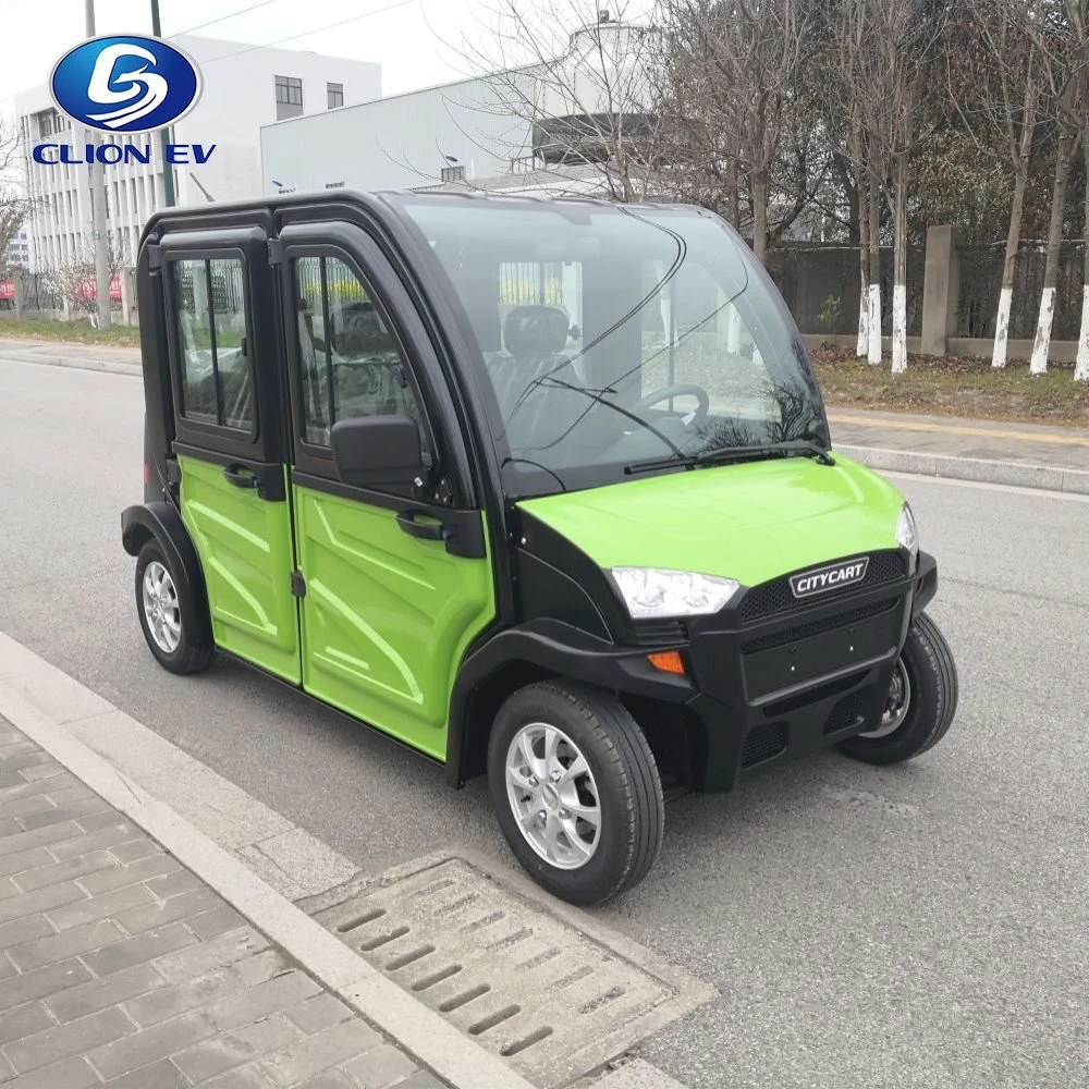 4 Wheel Low Speed Bev Battery Powered Small Electric Vehicle Car