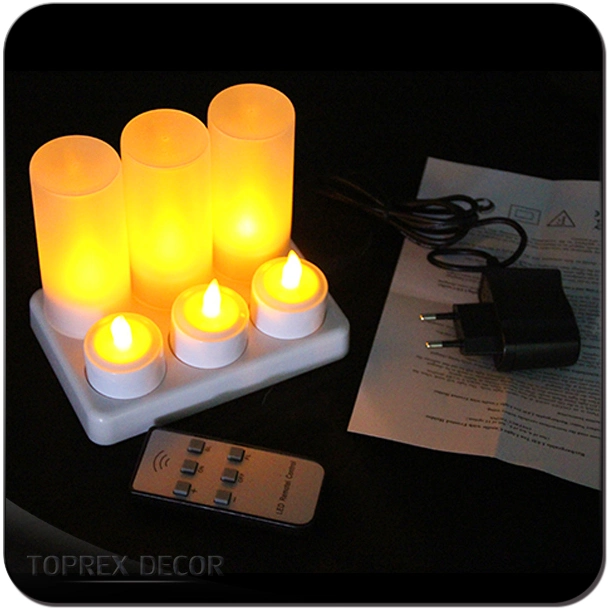 New Product Ideas 3.6V Mini LED Tea Lights Outdoor Christmas Candles with 6 Functions