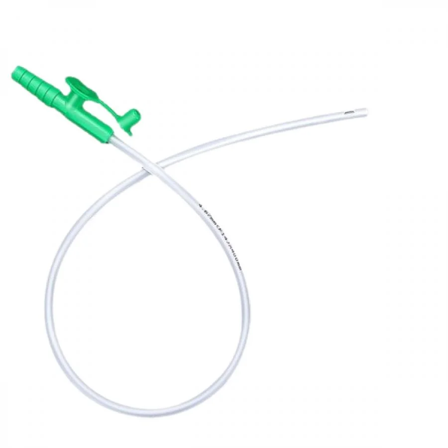 Disposable Non-Toxic Medical Grade Silicone Sputum Suction Pipe