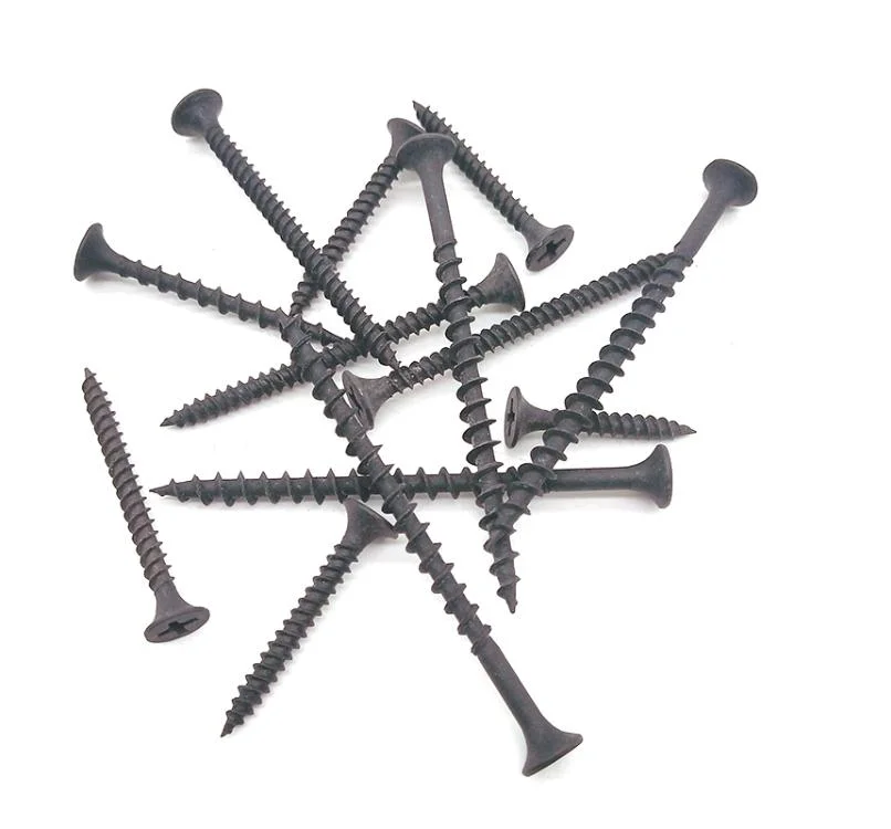 High quality/High cost performance  Screws Plaster Horn Head Black Drywall Screws for Building Decoration