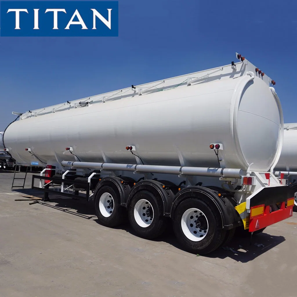 3 Axles 30000/40000/50000 Liters Oil/Diesel/Gasoline/Crude/Water/Milk/Propane Transport Steel Monoblock Fuel Tank/Tanker Truck Semi Trailer for Sale Price