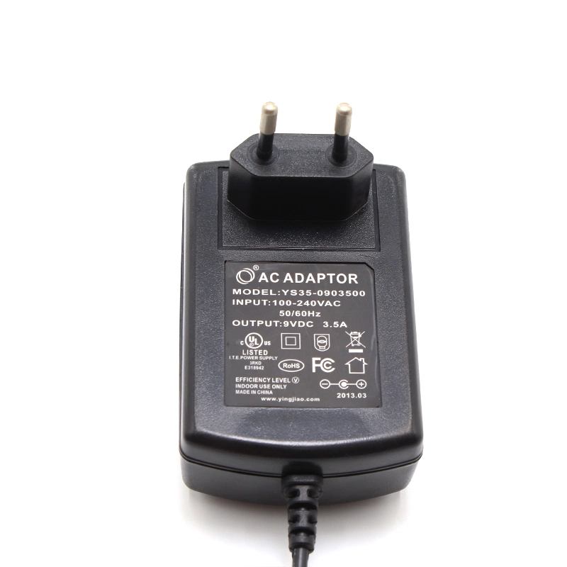 Nous Yingjiao ODM / OEM/UE/RU/AU chargeur de batterie Li-ion de bouchons 36W 16,8 V DC adaptateur électrique chargeur de batterie au Lithium mur